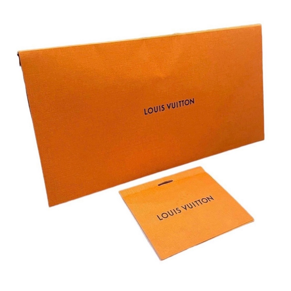 LOUIS VUITTON Authentic Orange Envelope Sleeve, Mini Envelope Sleeve, Paper